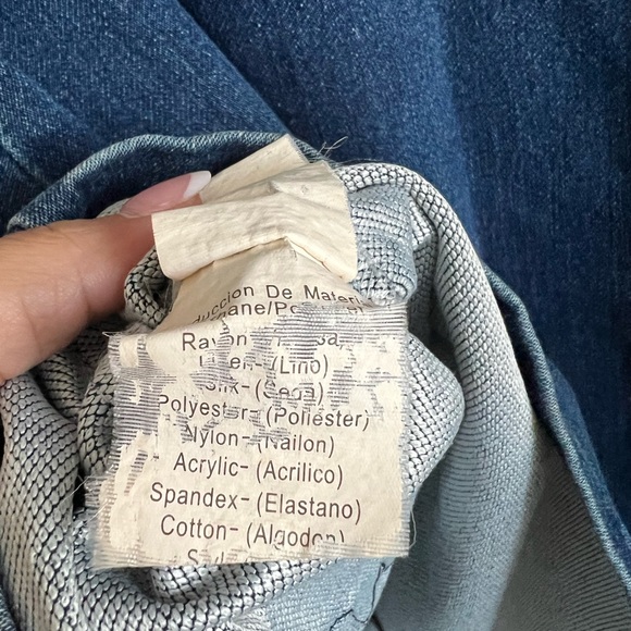 Vintage Denim Dress with Patches - Picture 5 of 6